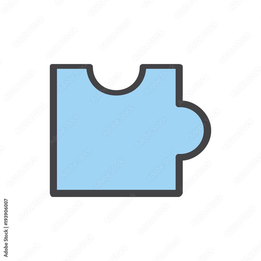 Illustration of jigsaw icon