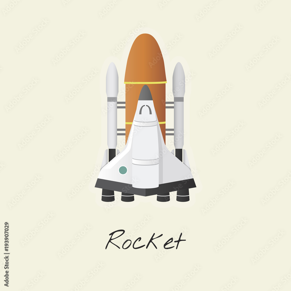 Illustration of rocket