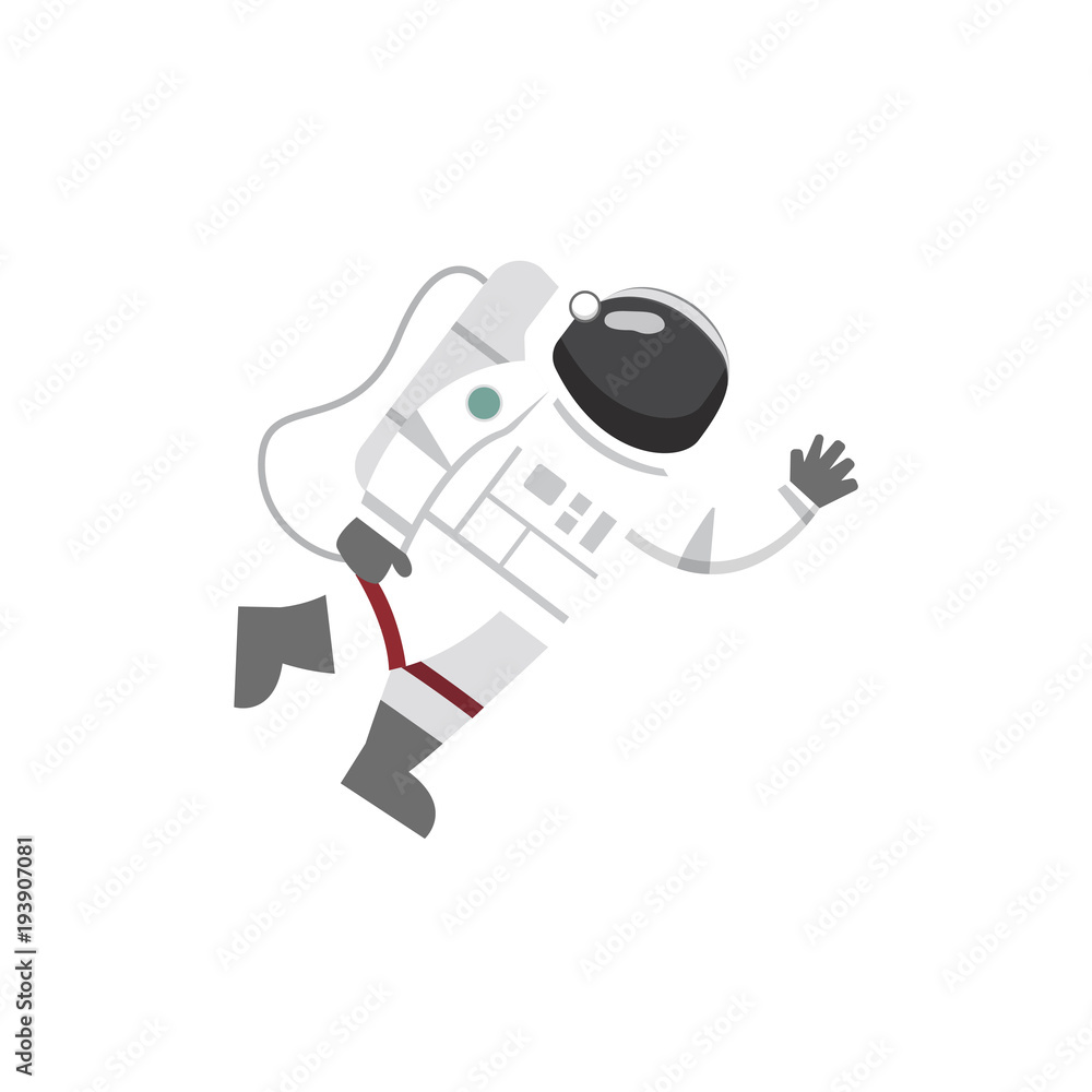 illustration of Astronaut on the moon