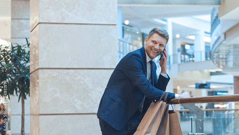 Young smiling businessman