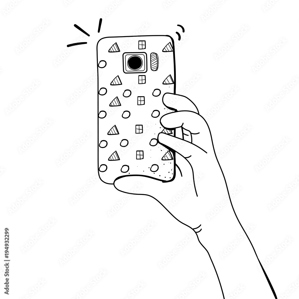 Illustration of smartphone