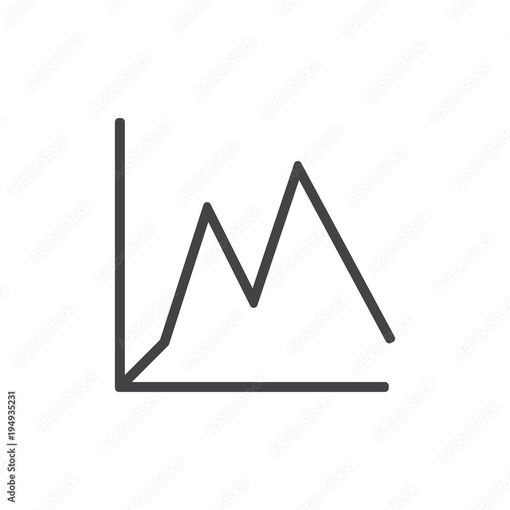 Illustration of data analysis graph