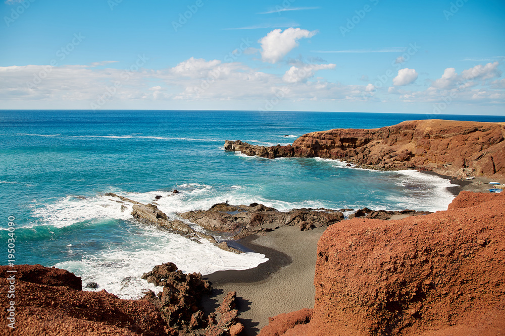 Beautiful landscape of Lanzarote Island