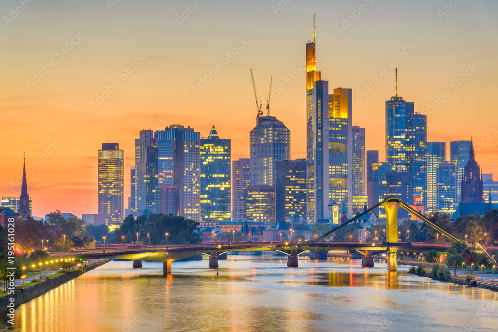 Frankfurt, Germany Skyline