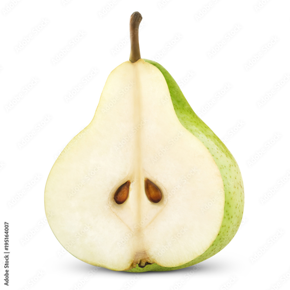 ripe half pears