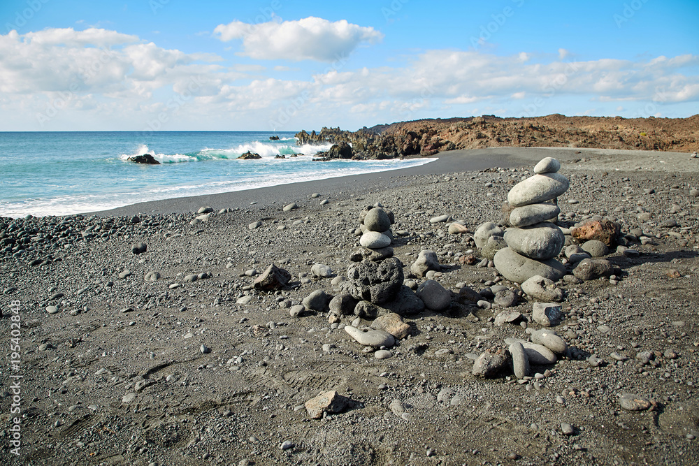 Beautiful landscape of Lanzarote Island