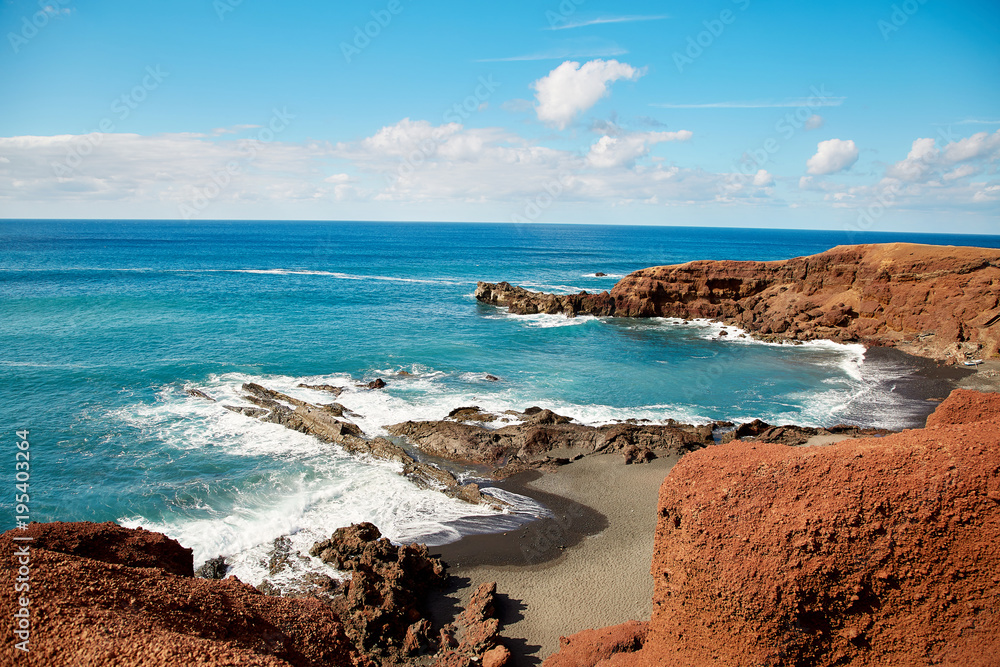 Beautiful landscape of Lanzarote Island