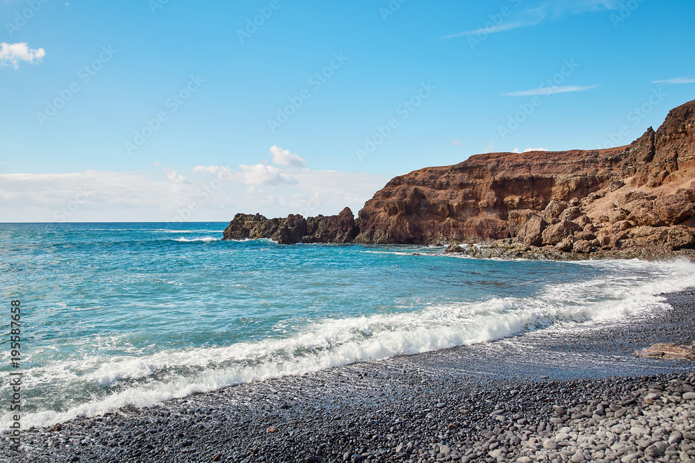 Beautiful landscape of Lanzarote Island