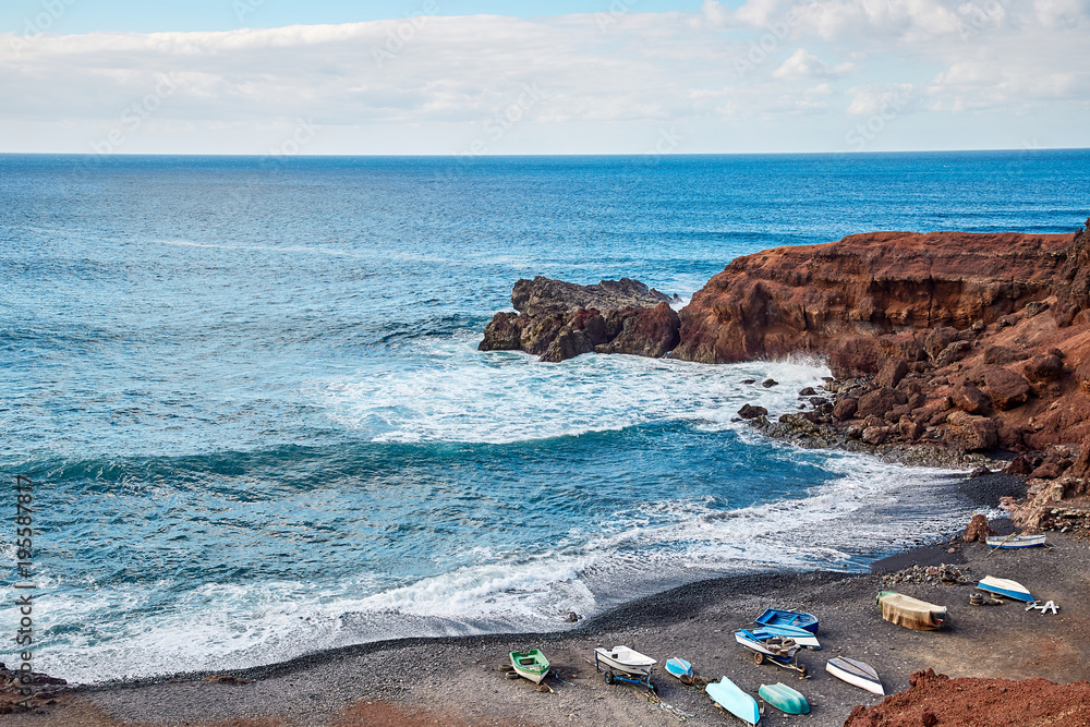 Beautiful landscape of Lanzarote Island