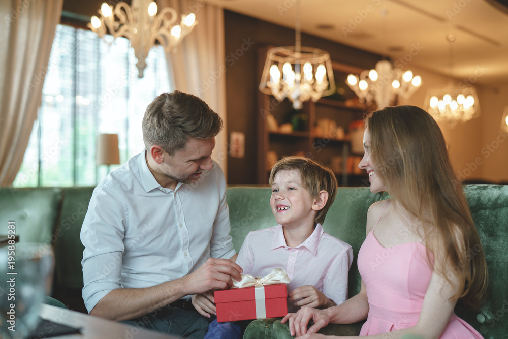 Young family with child