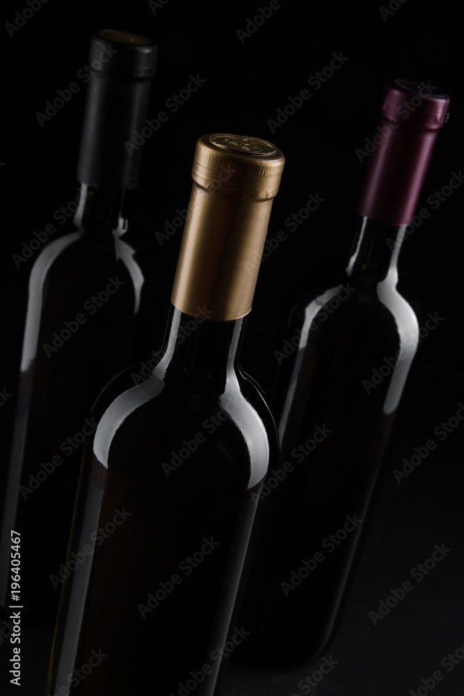 Bottles of Red Wine