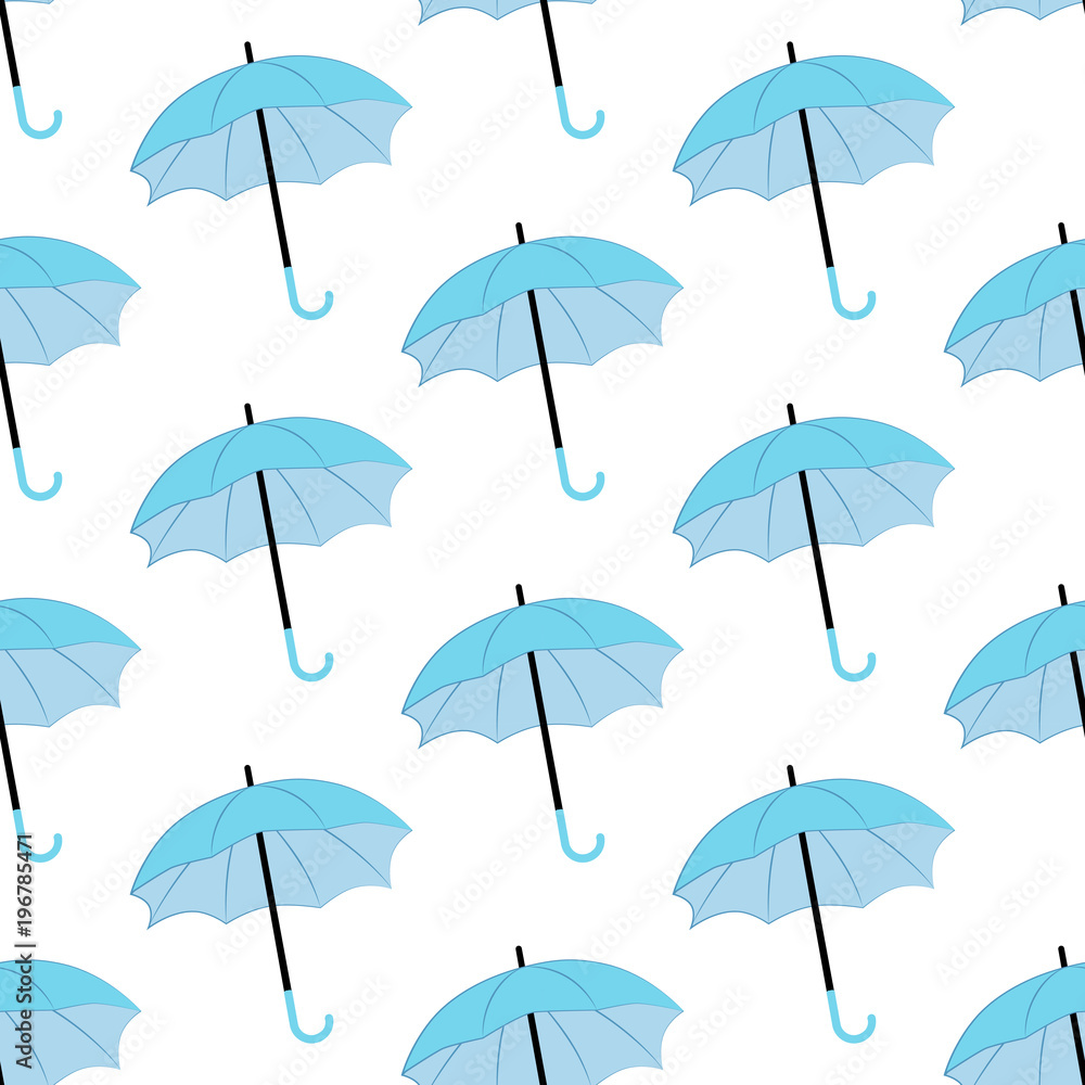 Umbrella seamless pattern