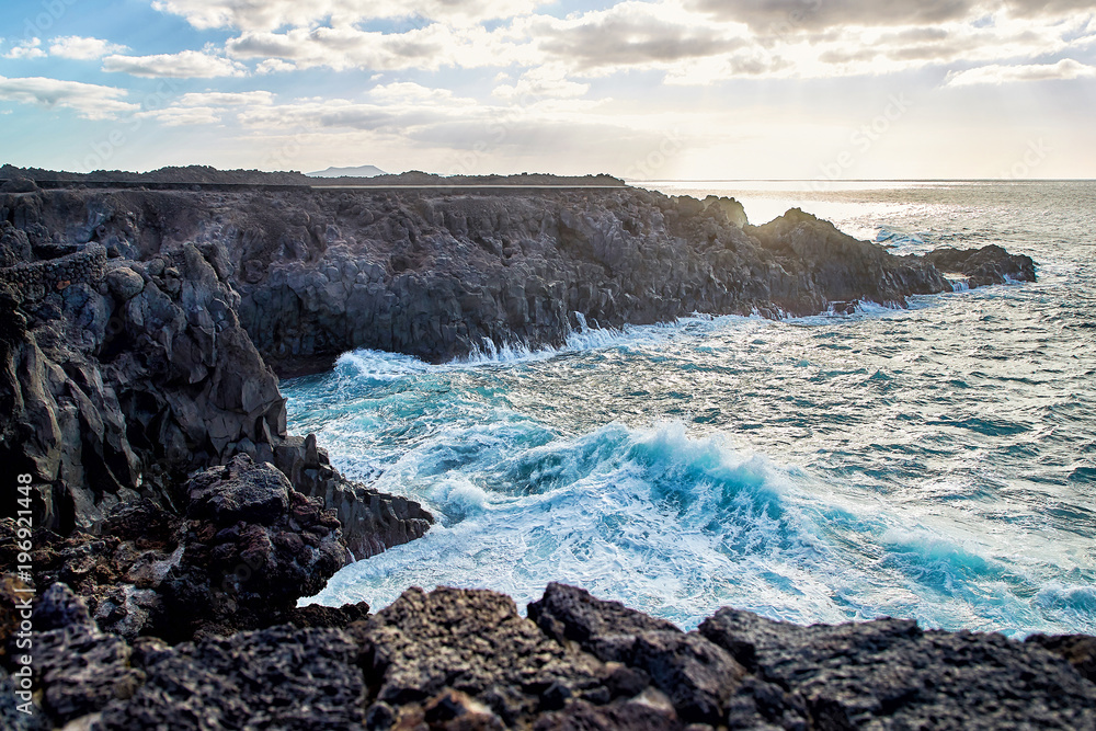 Beautiful landscape of Lanzarote Island