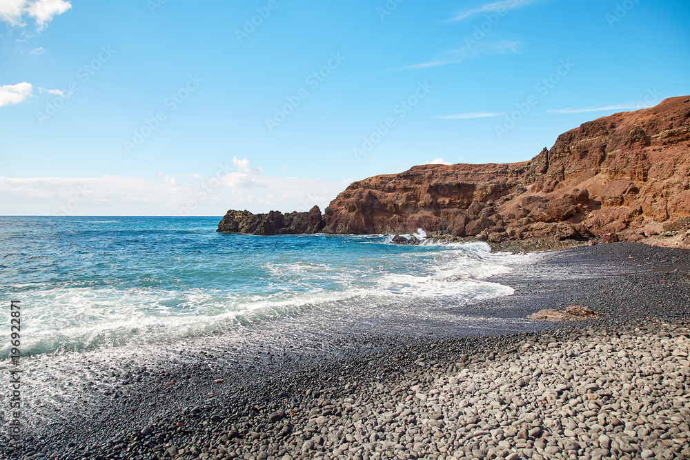 Beautiful landscape of Lanzarote Island