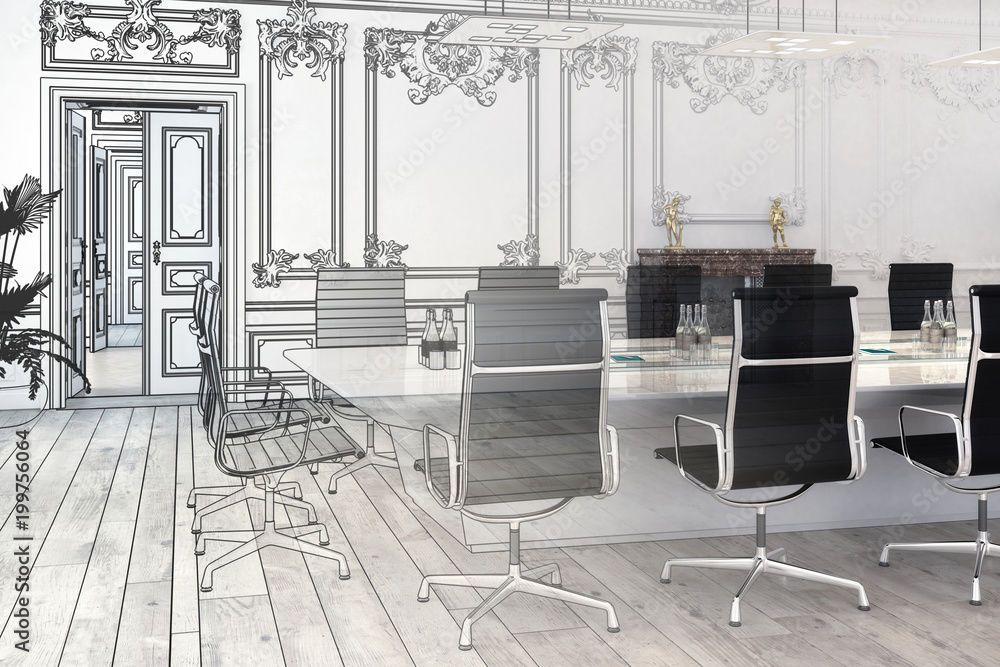 Elegant Meeting Area (illustration)