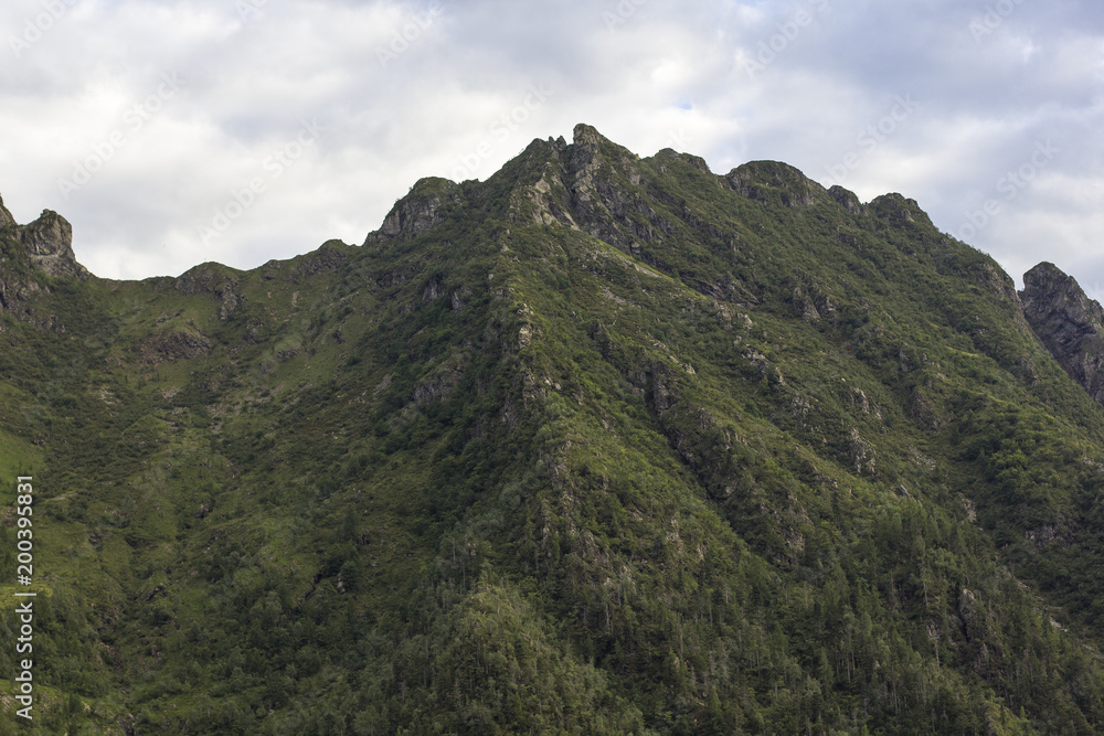 Mountain landscape in daylight