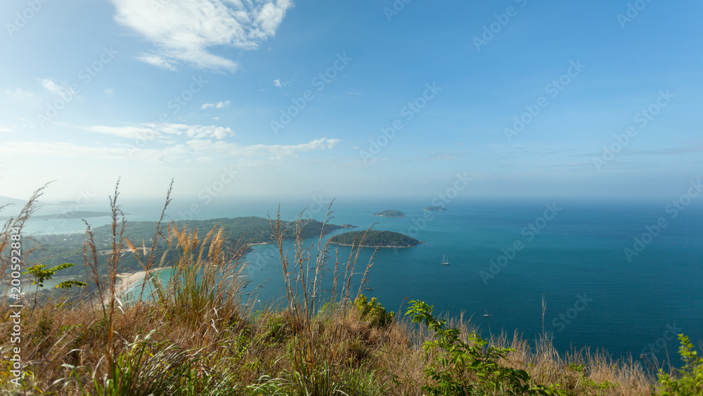 Phahindum viewpoint new landmark in Phuket Thailand,near promthep cape , beautiful scenery andaman s