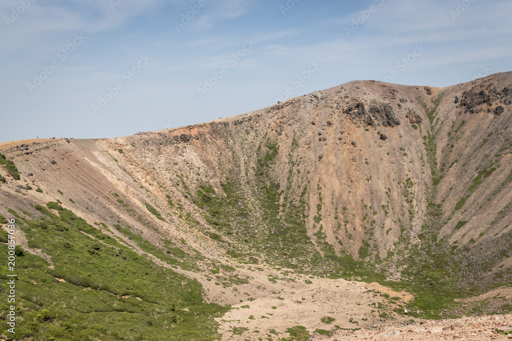 Azuma Kofuji峰1707米，Azuma山是一座大约2000米高的火山山脉。