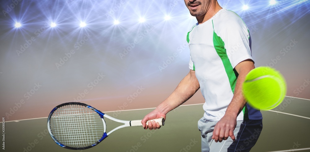 tennisman的合成图像