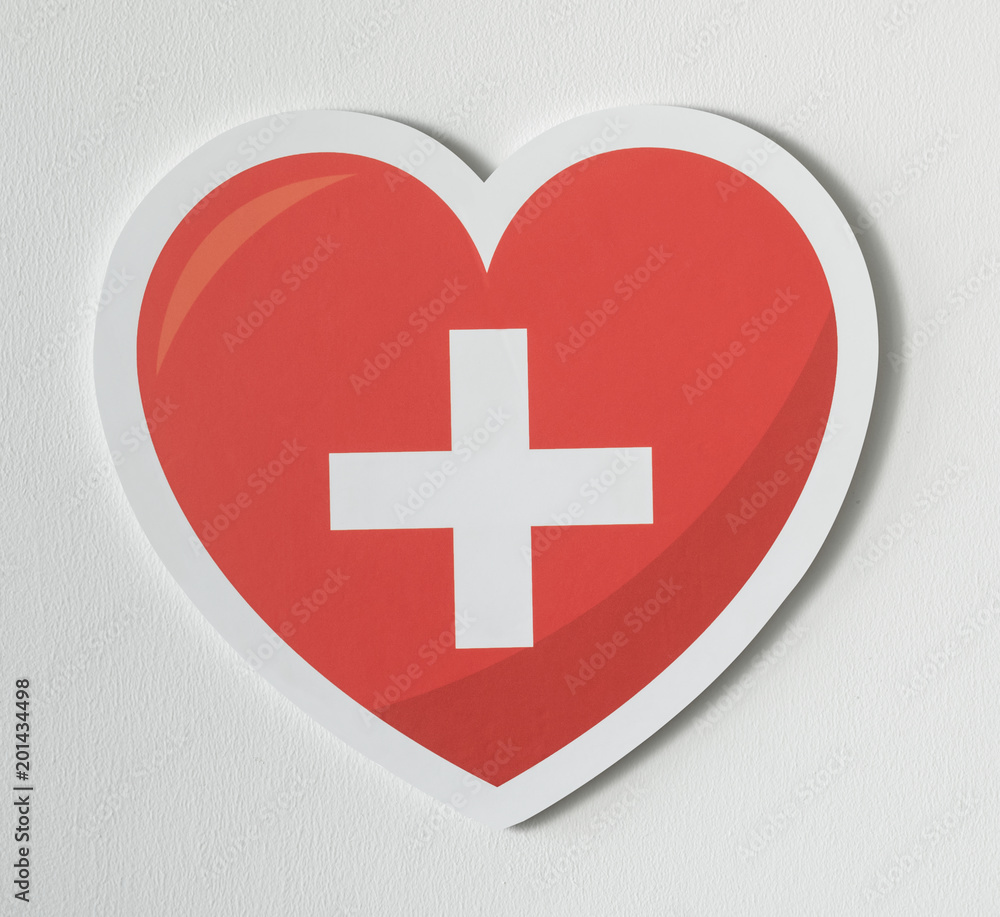 Symbol of a health heart icon