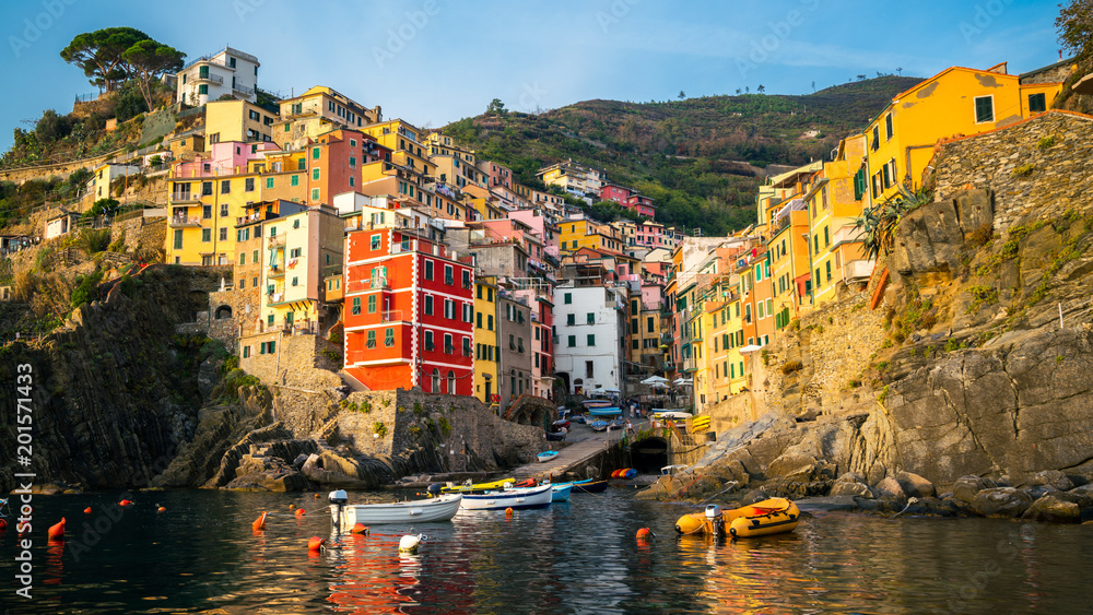 Riomaggiore，五渔村-意大利