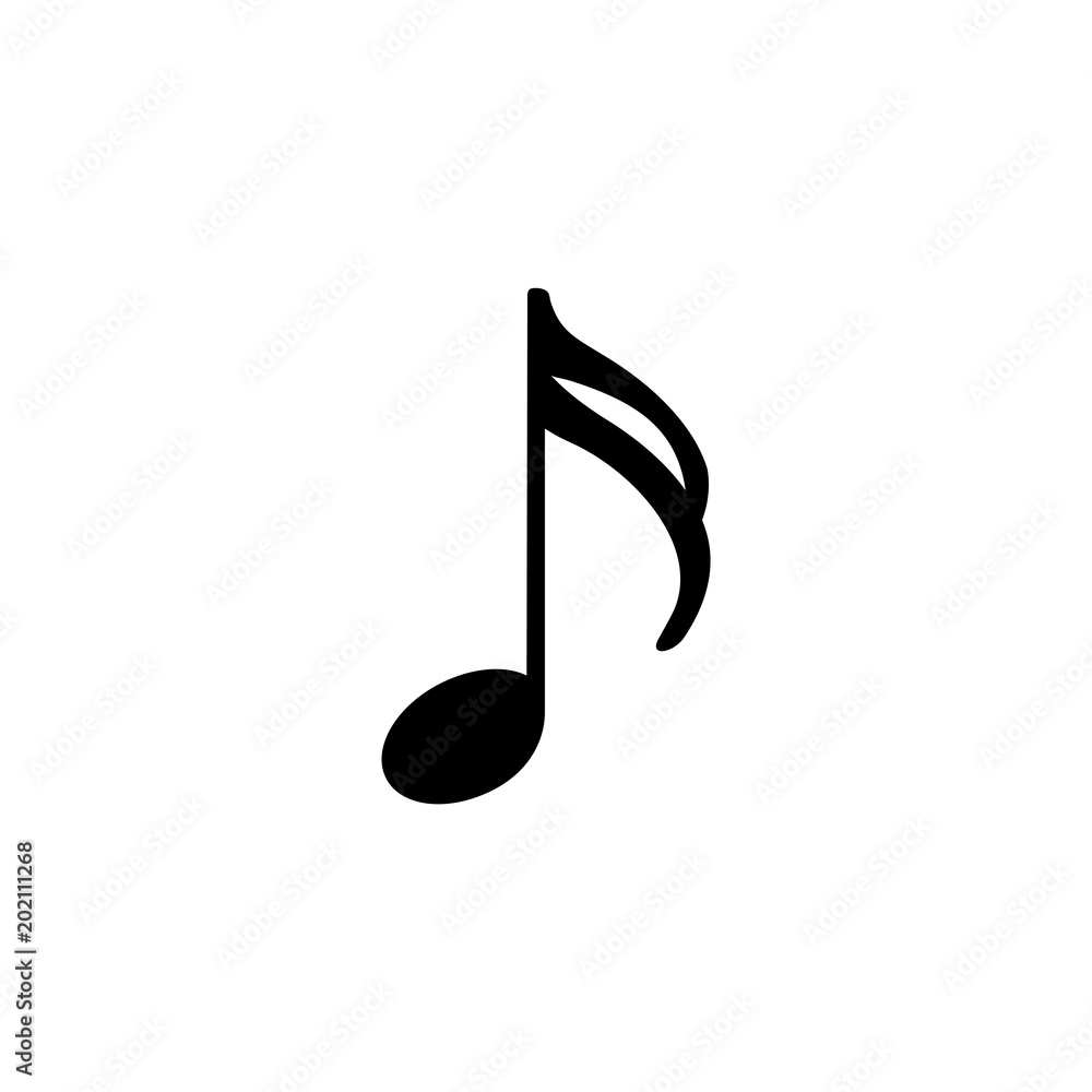 Illustration of a musical note