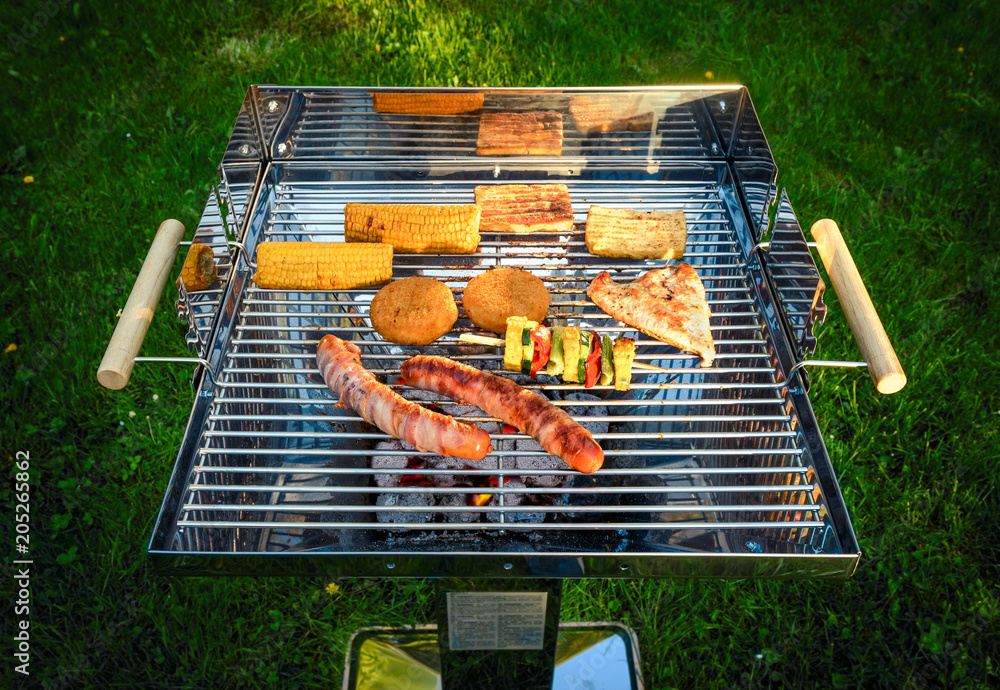 Grillen im Garten