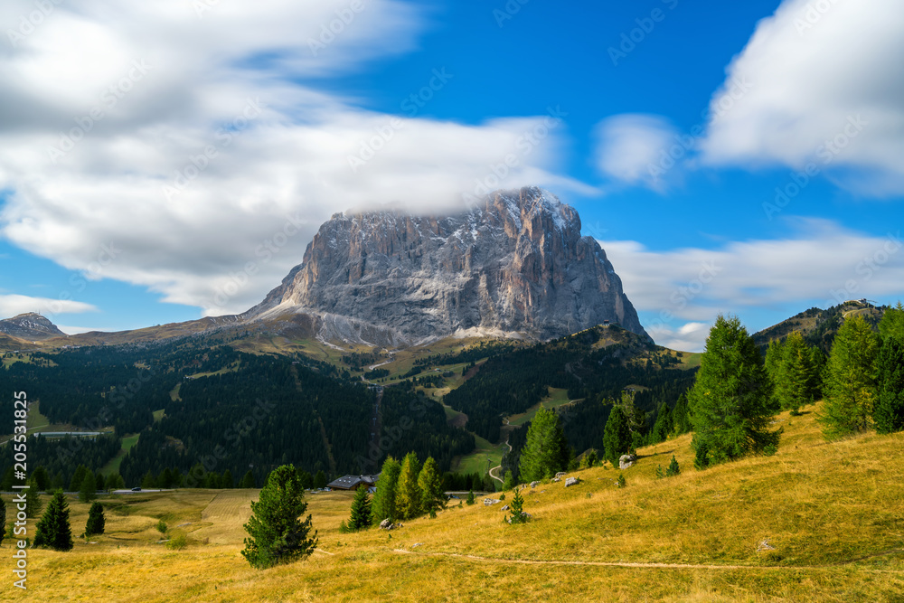 意大利多洛米蒂景观-Sassolungo Langkofel