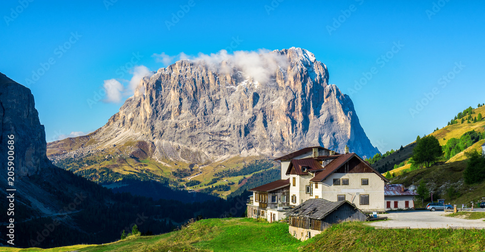 意大利多洛米蒂景观-Sassolungo Langkofel