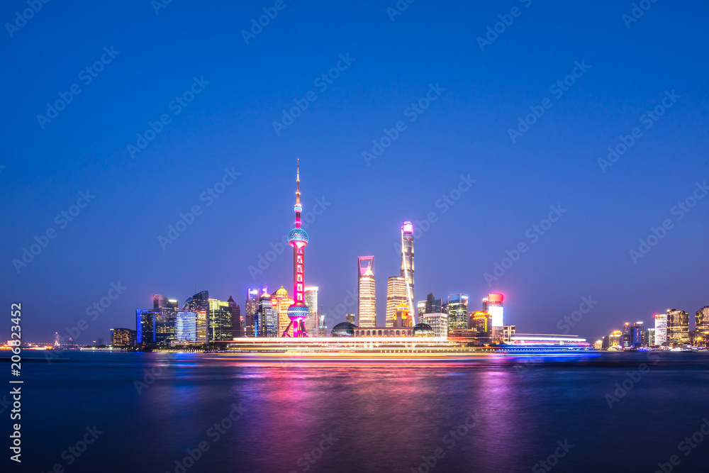 中国城市天际线全景