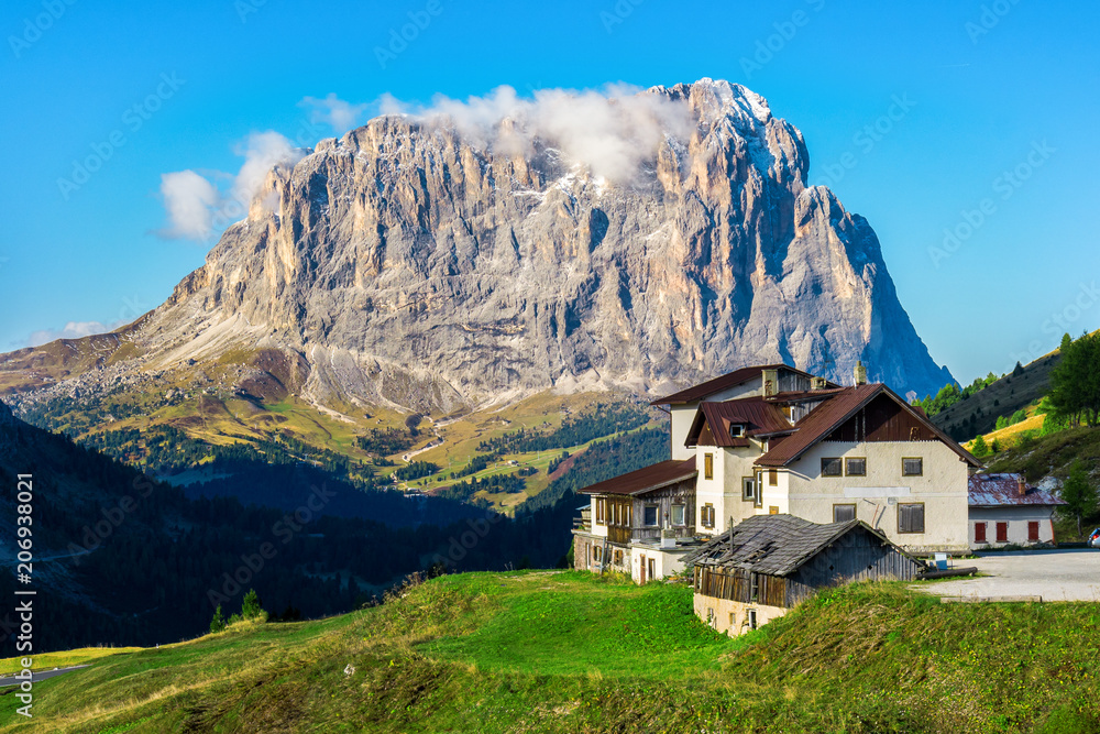 意大利多洛米蒂景观-Sassolungo Langkofel