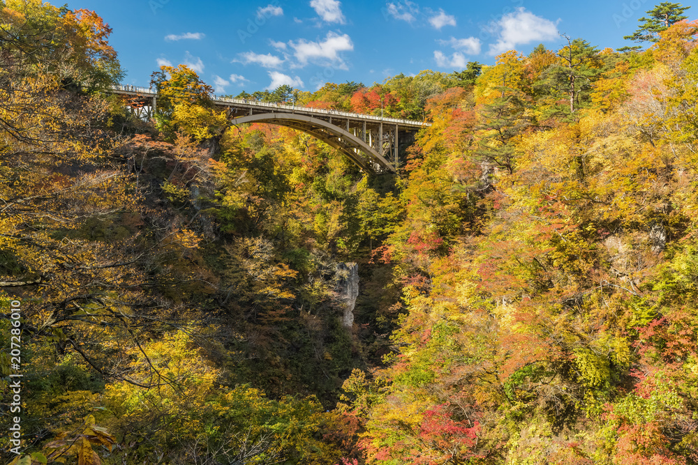 Naruko峡谷，东北地区风景最美的峡谷之一，位于宫城县西北部