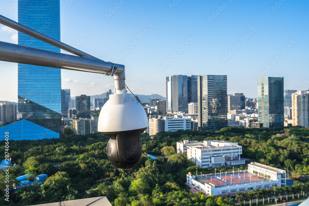 cctv camera in urban