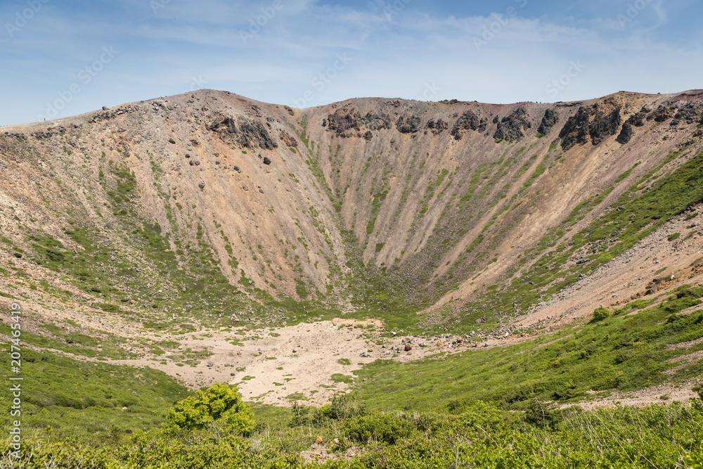 Azuma Kofuji峰1707米，Azuma山是一座大约2000米高的火山山脉。