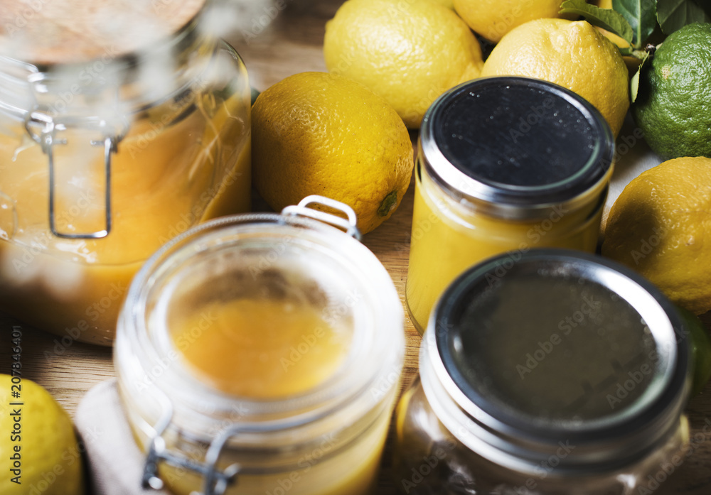 Lemon curd food photography recipe idea