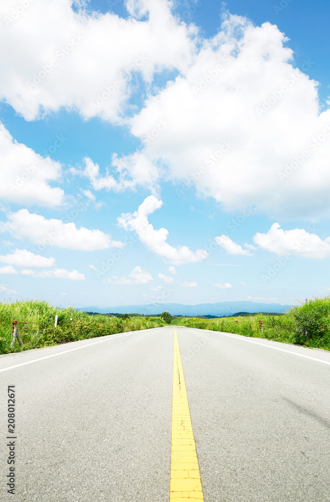 直線の道路