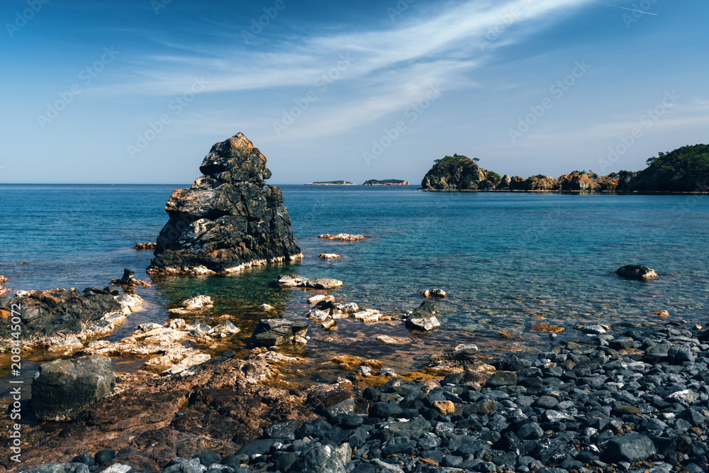 土耳其令人惊叹的地中海海景。风景摄影