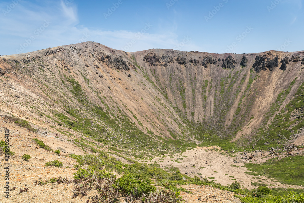 Azuma Kofuji峰1707米，Azuma山是一座约2000米高的火山山脉。