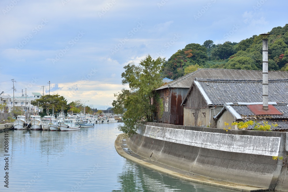 湯浅町の町並み