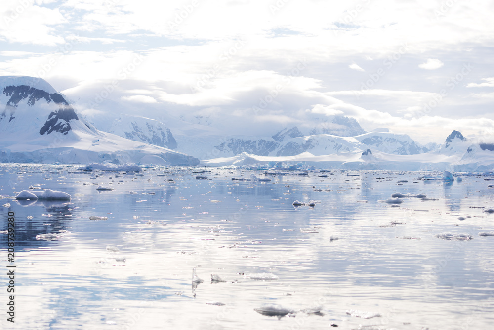 Beautiful landscape and scenery in Antarctica