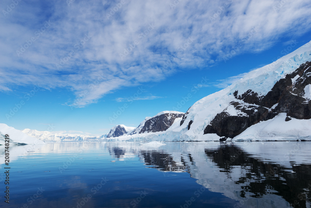 Beautiful landscape and scenery in Antarctica