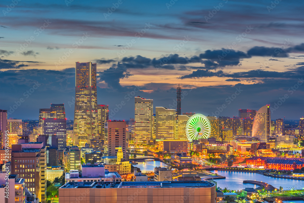 横滨，日本城市天际线