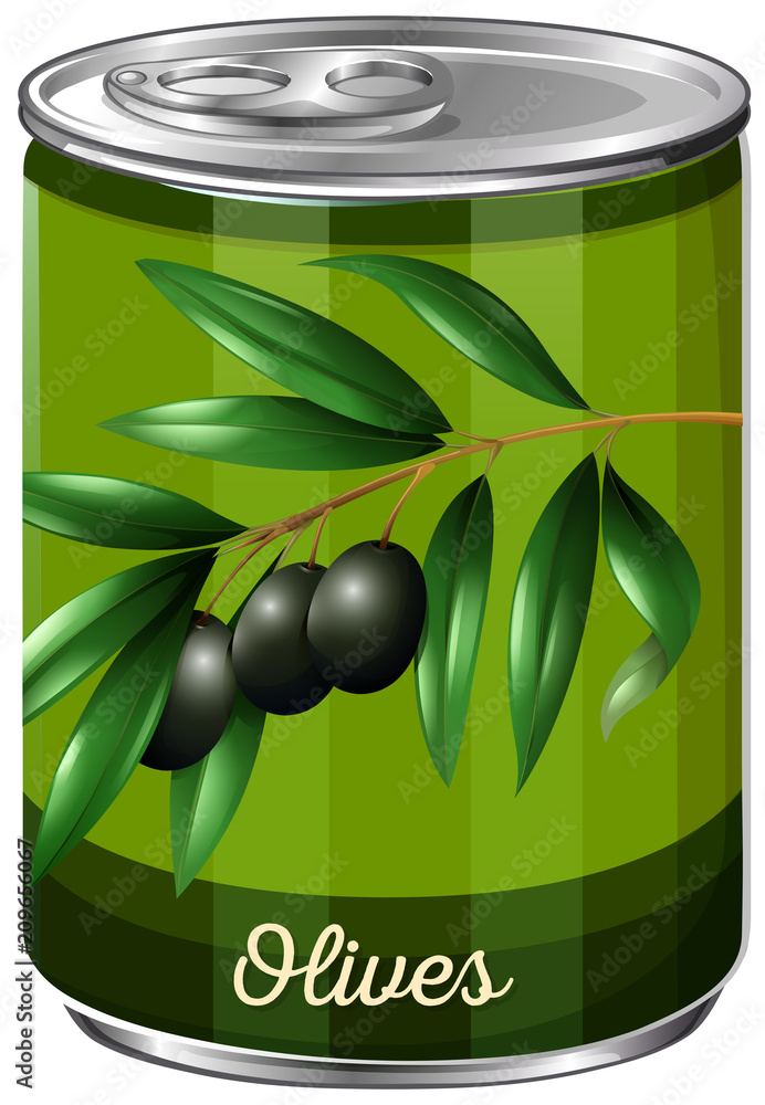 A Can of Black Olive