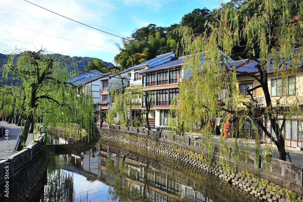 城崎温泉の町並み