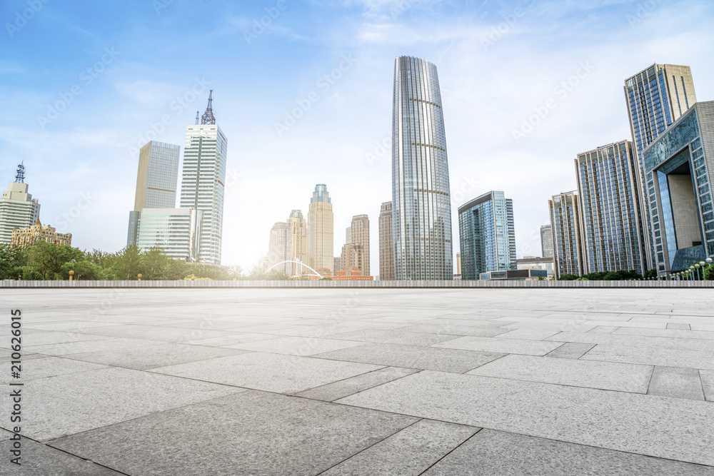 Urban architectural landscape in Tianjin