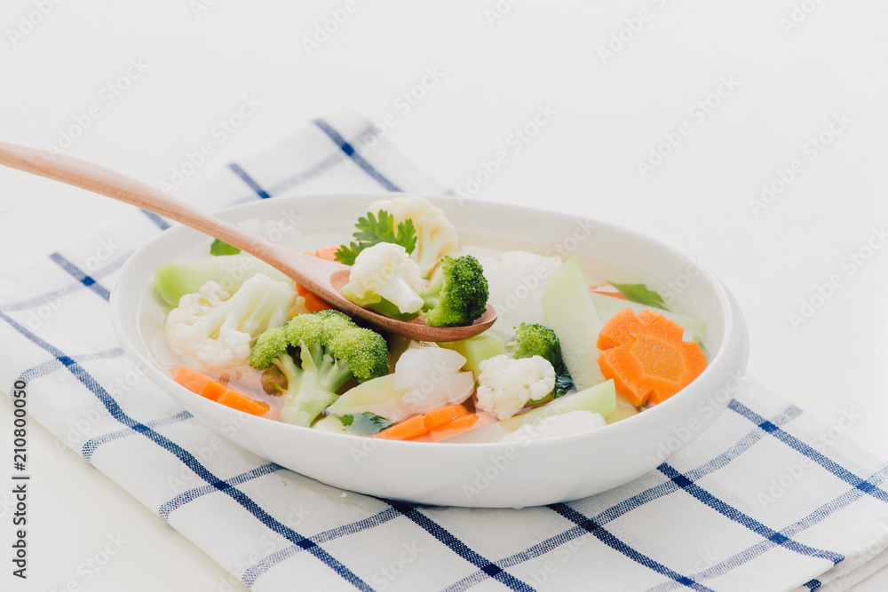 Healthy food. Vegetable mix. Studio Photo