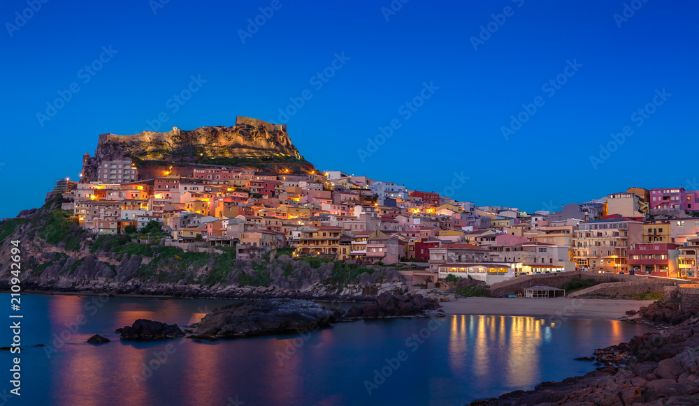 Castelsardo di sera