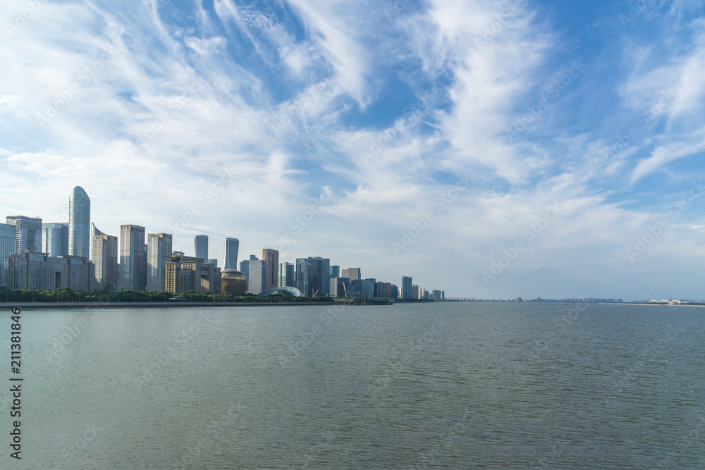 panoramic city skyline