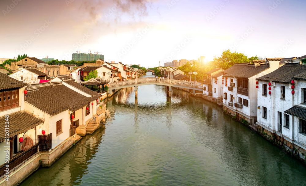 Historic scenic old town Wuzhen, China