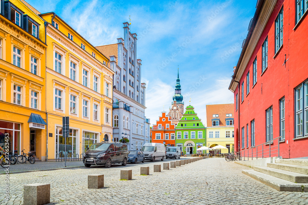 Historic city of Greifswald, Mecklenburg-Vorpommern, Germany